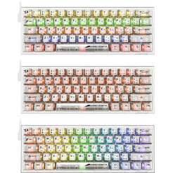 Клавиатура Redragon Fizz (белый/прозрачный) 71736