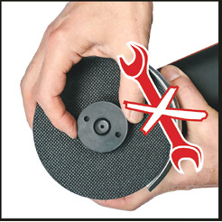 Угловая шлифмашина Einhell AXXIO 18/125 Q 4431151 (без АКБ и ЗУ)