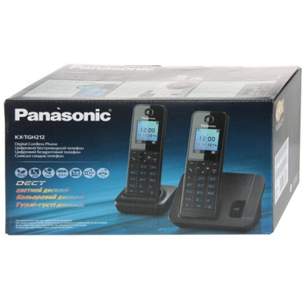 Беспроводной телефон стандарта DECT Panasonic КХ-TGH212RUB