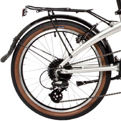 Велосипед Novatrack Town alloy 8 V 2024 20AFV.TOWN.CP4 (серебристый)