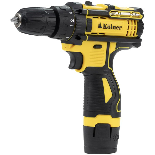 Дрель-шуруповерт Kolner KCD 12/2C (с 2-мя АКБ, кейс)