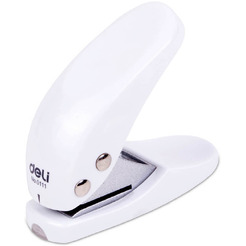 Дырокол Deli Start 0111 10 листов (белый)