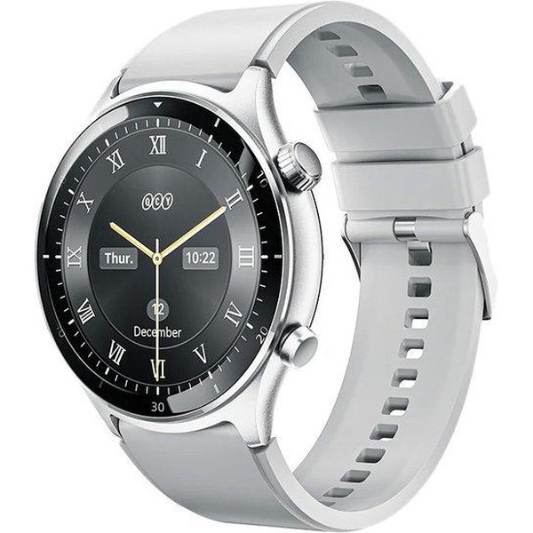 Умные часы QCY Watch Active GT (серебристый)