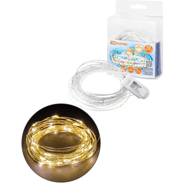 Гирлянда светодиодная TDM SQ0361-0056  "Роса100"