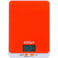 Кухонные весы Kitfort КТ-803-5, оранжевые