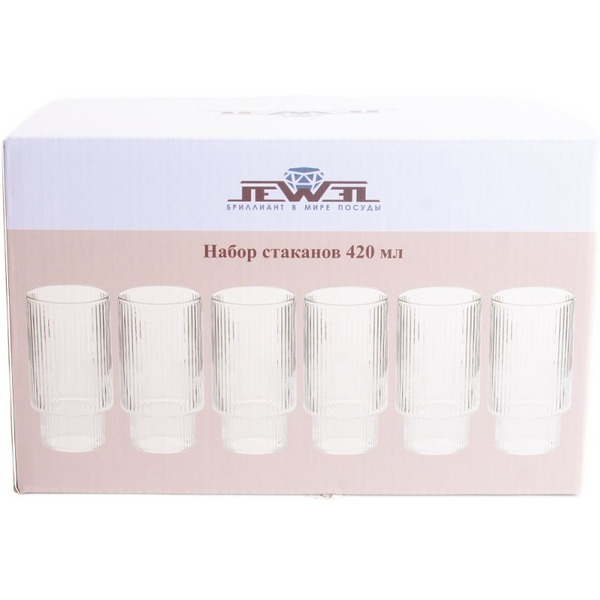 Набор стаканов Jewel Сильва ПС00119-58 (6шт)