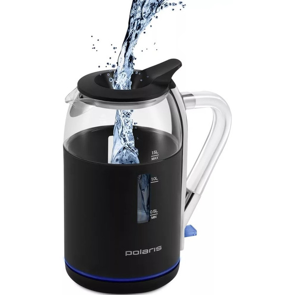 Электрочайник Polaris PWK 1563CGL Water Way Pro (Черный)