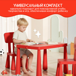 Комплект мебели с детским столом NINO Polo BS-8836 (red)