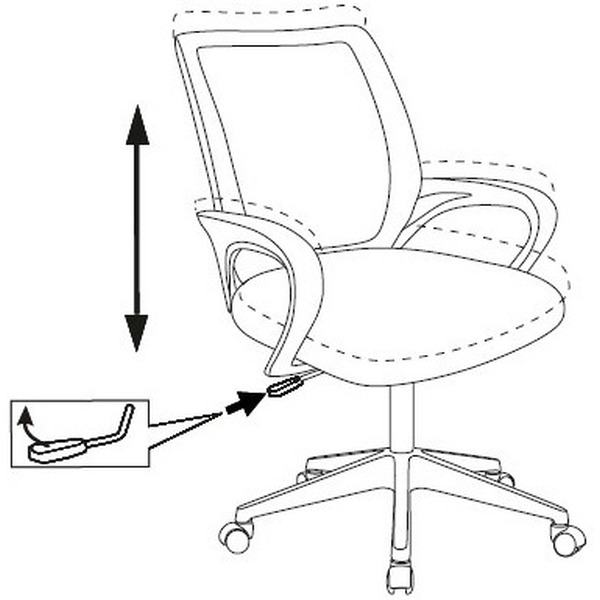 Кресло Бюрократ CH-695NLT (зеленый TW-03 TW-30 сетка/ткань)