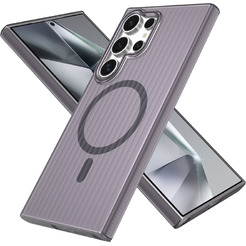 Задняя накладка CASE Translucent Strip Samsung Galaxy S24 Ultra, черный