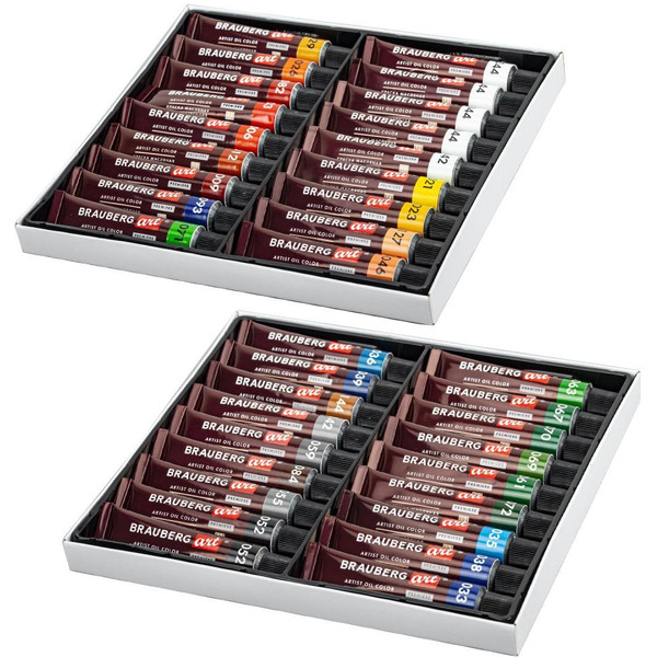 Краски масляные художественные BRAUBERG ART PREMIERE 192008