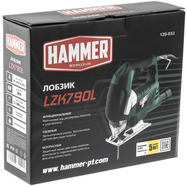 Электролобзик Hammer Flex LZK790L (630443)