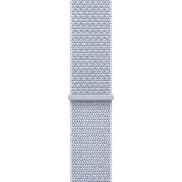 Смарт-часы Apple Watch S10 46mm A2999 (MWWN3ZP/A) Aluminium Case with Blue Cloud Sport Loop (нейлоновый ремешок)