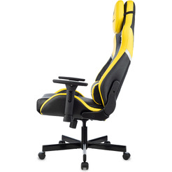 Кресло игровое Бюрократ Knight Thunder 5X (черный/желтый)