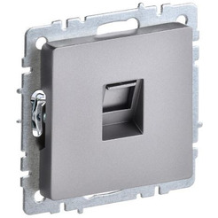 Розетка компьютерная IEK Brite РК10-БрС