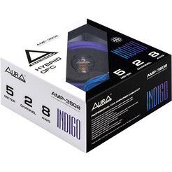 Комплект для подключения 2-х канального усилителя AURA AMP-3508 Hybrid-OFC