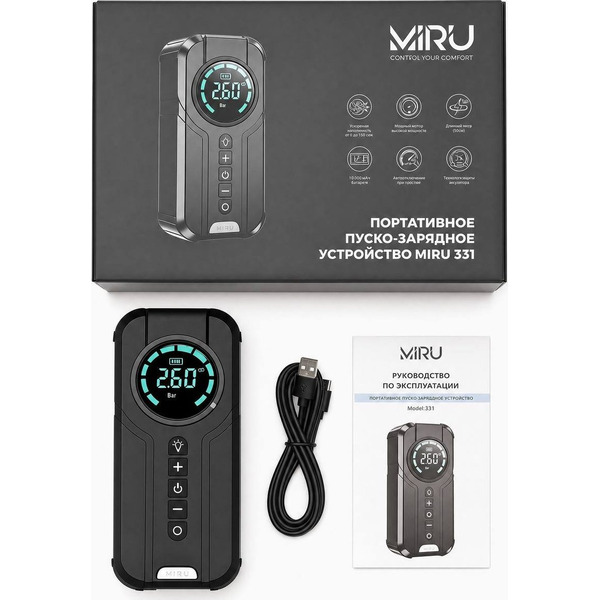 Портативное пуско-зарядное устройство MIRU 331