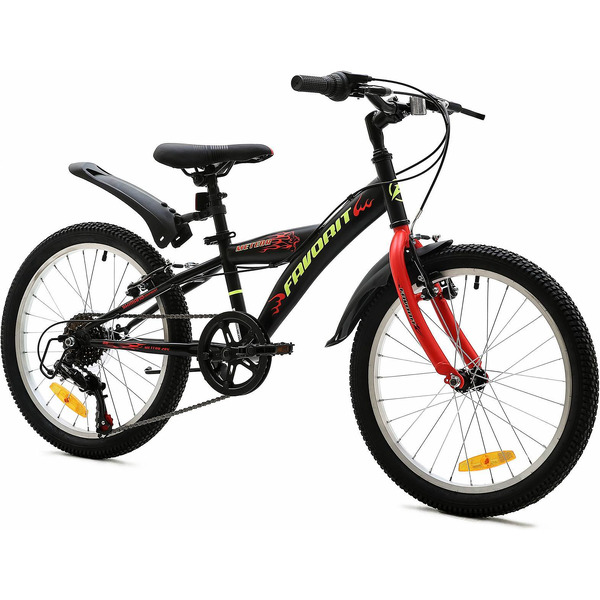 Велосипед Favorit Meteor 20 V (черный/красный)