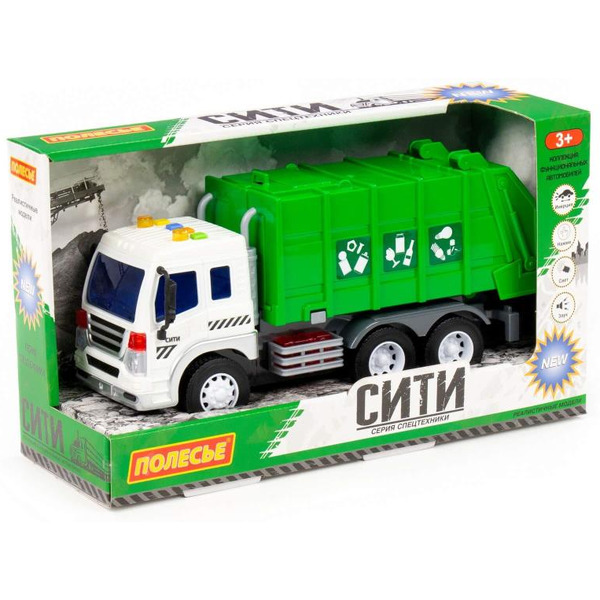 Автомобиль Полесье Сити коммунальный 86389