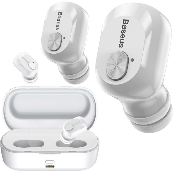 Наушники BASEUS Encok W01 (белый)