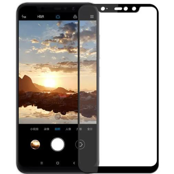 Защитное стекло CASE Full Glue для Xiaomi Redmi Note 6 Pro (черный)