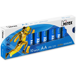 Батарейка Mirex Ultra Alkaline AA 10 шт LR6-M10