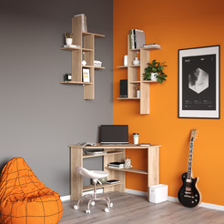 Стол для компьютера Сокол КСТ-02 (дуб сонома)