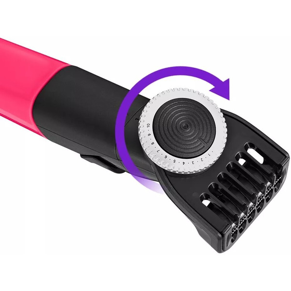 Триммер Kitfort КТ-3139-1 (Черно-малиновый)