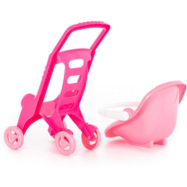 Тележка Полесье Pink Line 2х1 44525