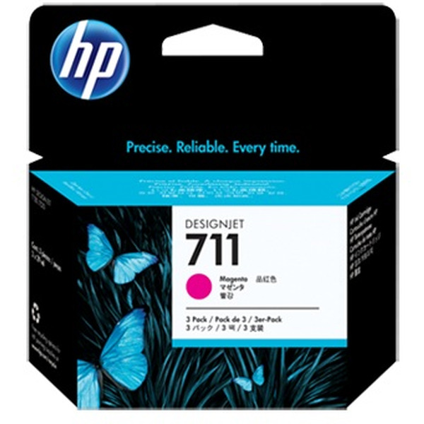 Картридж HP 711 3-pack CZ135A
