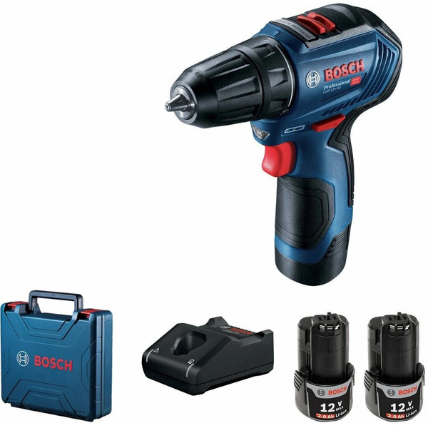 Дрель-шуруповерт Bosch GSR 12V-30 Professional (06019G9000) с 2-мя АКБ, кейс