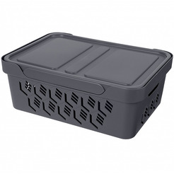 Ящик для хранения Бытпласт Econova Deluxe 12 л 433205711 (серый)