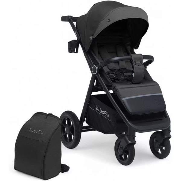 Коляска детская прогулочная BubaGo BASS BG 130-5 (темно-серый)