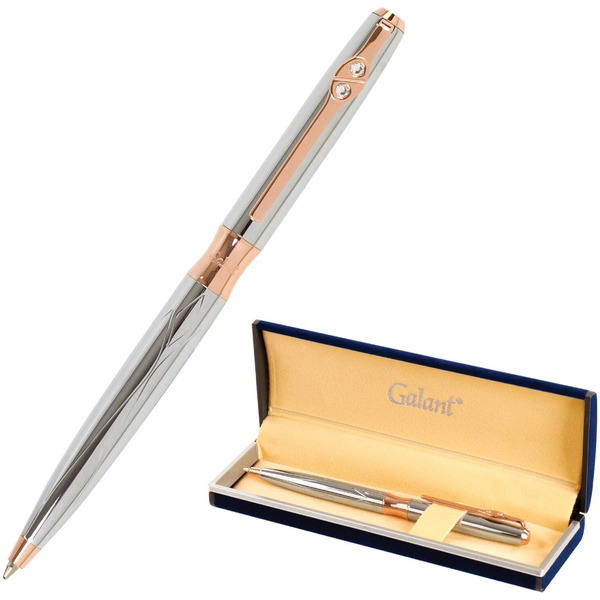 Ручка подарочная шариковая NUANCE SILVER GALANT 143520