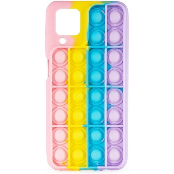 Задняя накладка CASE Pop It Samsung Galaxy A12 розово-фиолетовый
