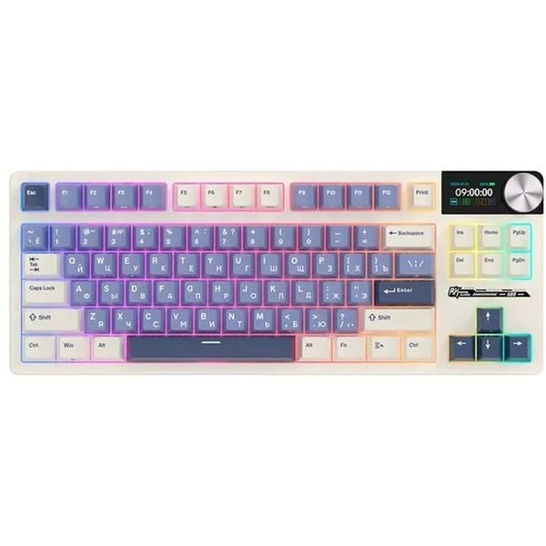 Клавиатура Royal Kludge RK S85 Horizon Blue (Beige switch)