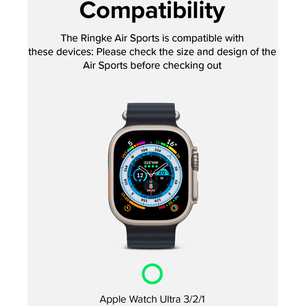 Чехол Ringke Air Sports для Apple Watch Ultra 3 / 2 / 1 WARM GRAY