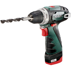 Дрель-шуруповерт Metabo PowerMaxx BS Basic (600080500) с 2-мя АКБ