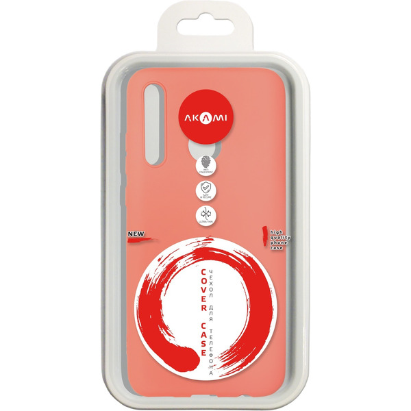 Силиконовая накладка Akami Soft-touch для Huawei Honor 10i Коралловый (8561)