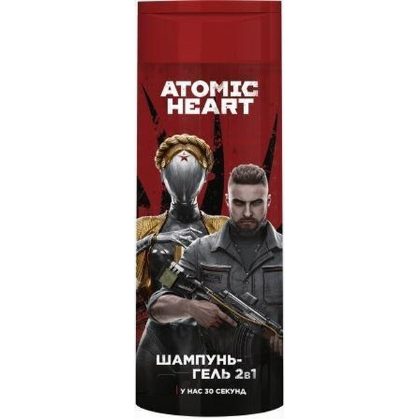 Шампунь-гель Atomic Heart освежающий 2в1 для мужчин 400мл 98055