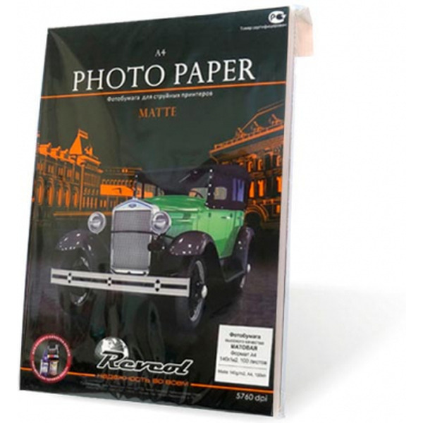 Фотобумага Revcol Матовая A4 140 г/м2 100 л 100 л