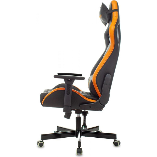 Кресло игровое Knight Outrider (1628891) черный/оранжевый