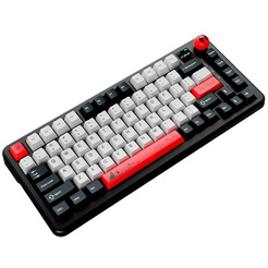 Клавиатура AJAZZ AK820 MAX PLUS Mute Switch (черный/белый/красный)