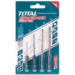 Набор сверл по металлу с шестигранным хвостовиком TOTAL TACSD4041