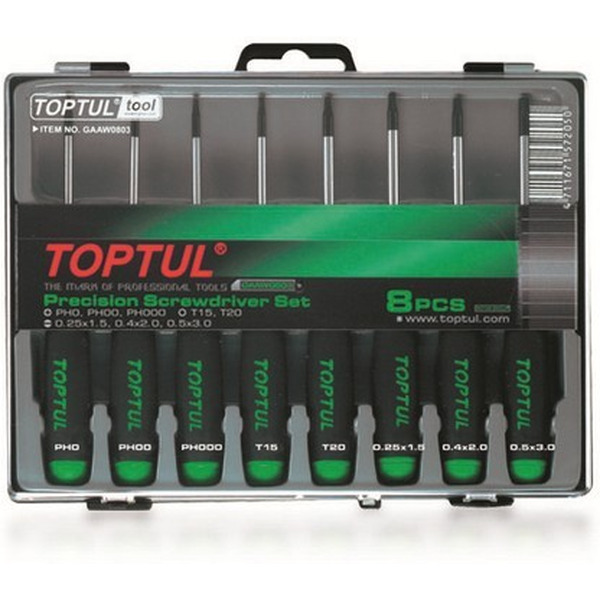 Набор отверток Toptul GAAW0803 (8 предметов)