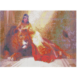 Картина стразами (алмазная мозаика) ОСТРОВ СОКРОВИЩ «Принцесса Египта» 663852