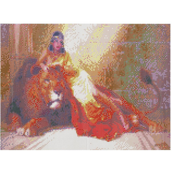 Картина стразами (алмазная мозаика) ОСТРОВ СОКРОВИЩ «Принцесса Египта» 663852