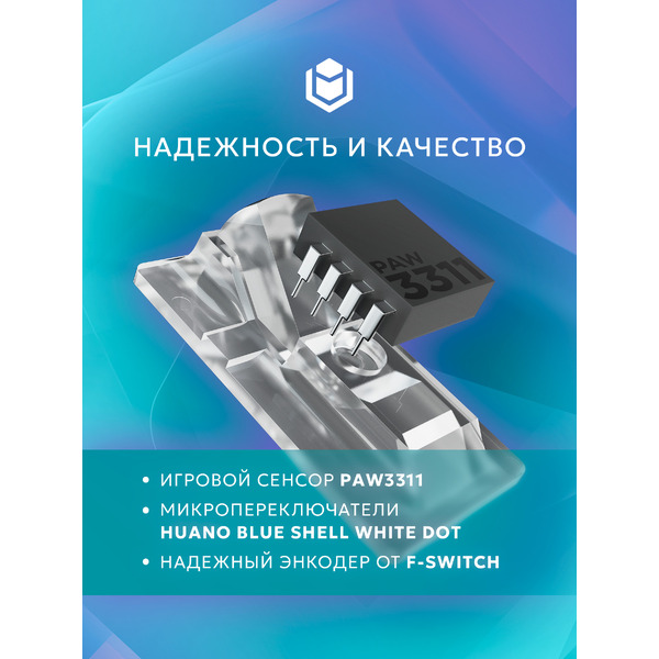 Мышь IO by Red Square Airox SE io161 (белый)