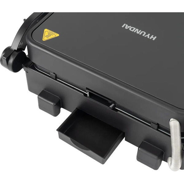 Электрогриль Hyundai HYG-7000 серебристый/черный