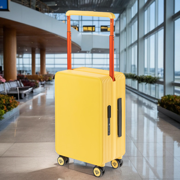 Чемодан DoubleW 005# (S, желтый)